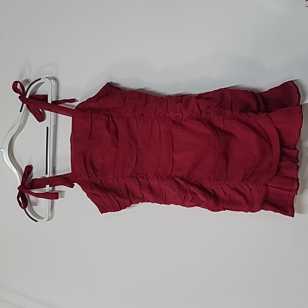 Urban Outfitters MINKPINK Little Darling Ruched Mini Dress size M - Picture 6 of 11